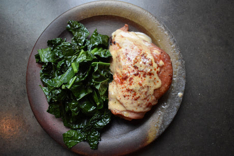 Pastured Chicken Thighs with Smoked Paprika Cream Sauce