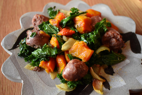 Squash and Sausage Sheet Pan Recipe